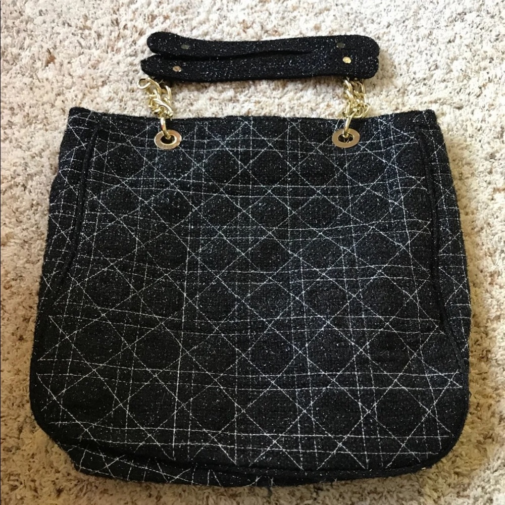 Black and Silver Handbag